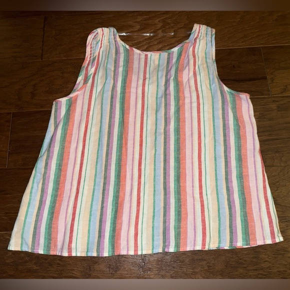 Time & Tru Striped Tank Top - Picture 2 of 3
